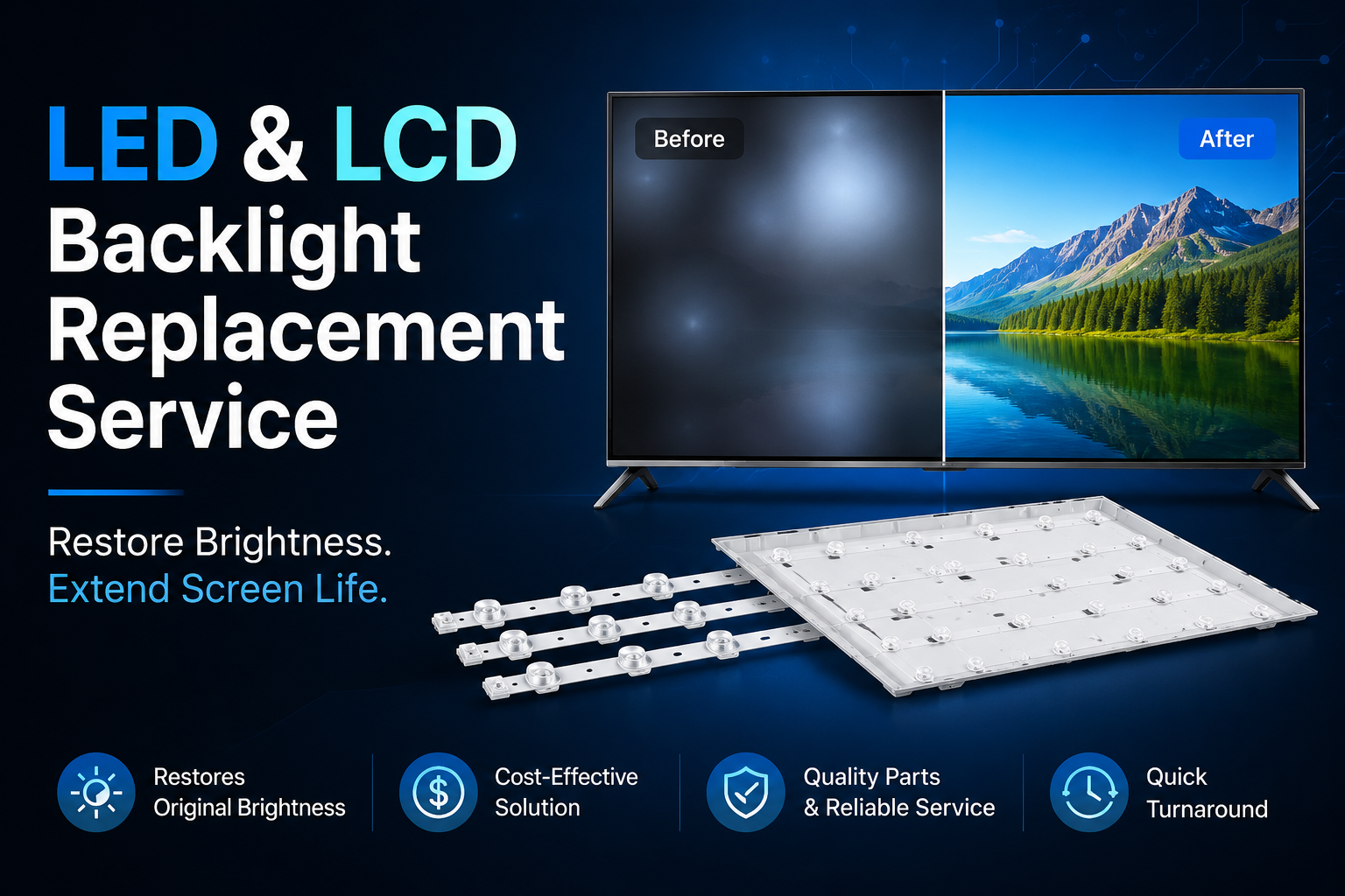 LED & LCD TV Screen Repairs